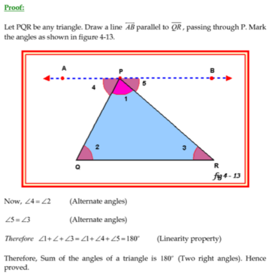 Angle Sum Of A Triangle Year 8 Maths