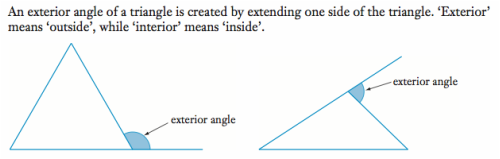 Exterior Angles - Year 8 Maths